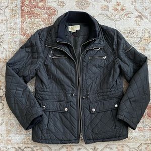Michael Kors quilted wool blend jacket